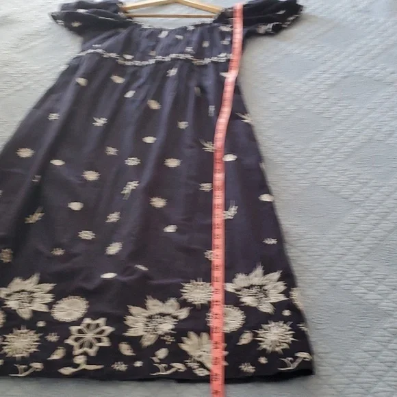 Gretchen Scott, Big Love Maxi Dress, Navy Blue, Size M - Picture 9 of 12